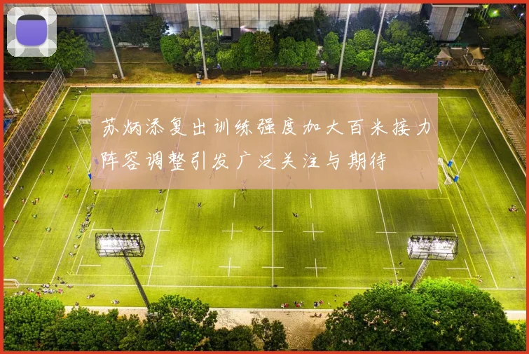 苏炳添复出训练强度加大百米接力阵容调整引发广泛关注与期待